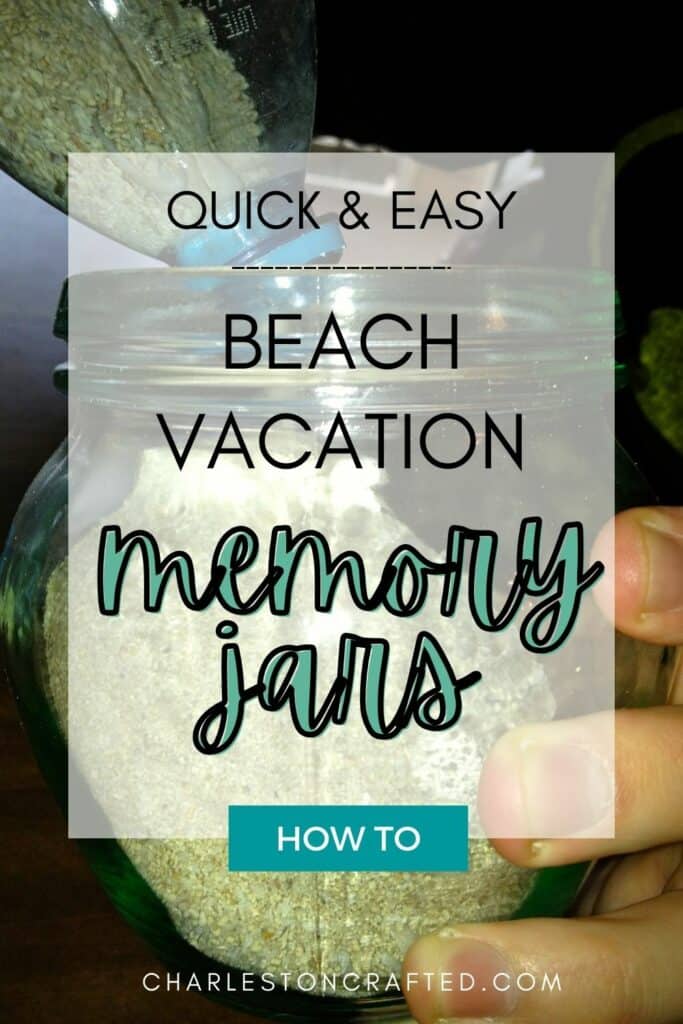 beach vacation memory jars