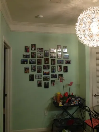 heart gallery wall