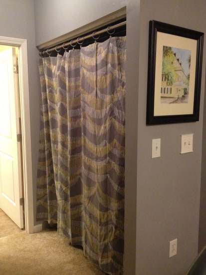 Curtain Call, Shower Curtain Rod For Closet Door