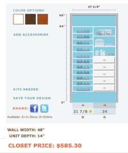 closet design