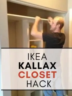 ikea kallax closet hack