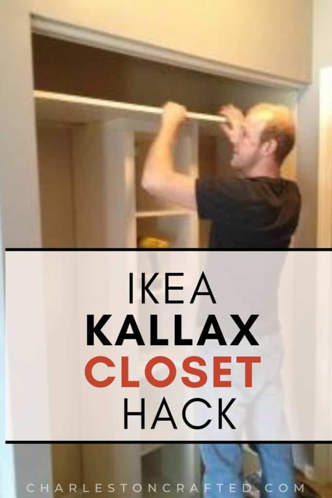 ikea kallax closet hack