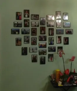 Heart Photo Wall