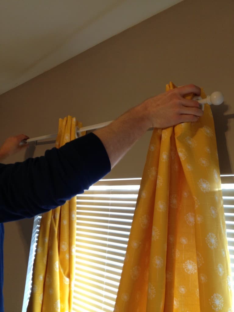 Hanging Custom Curtains - Charleston Crafted