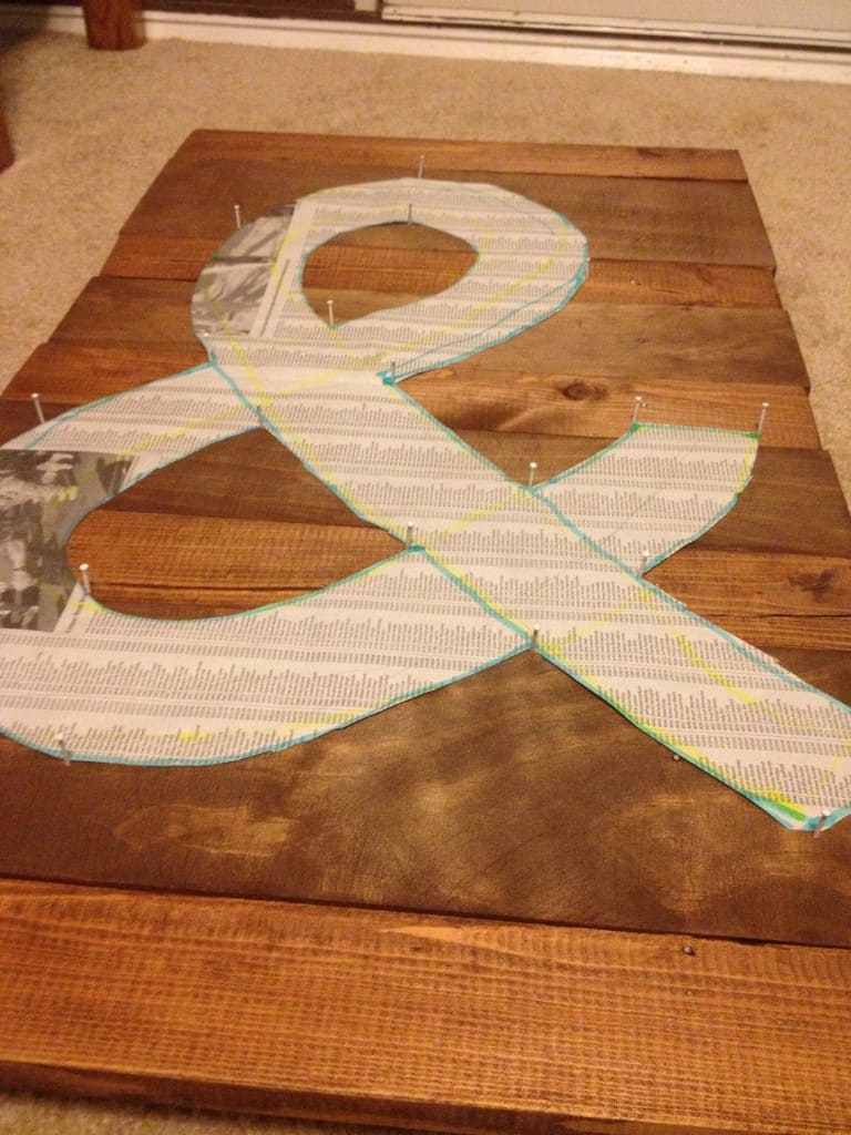 Making Rustic String Art - Charleston Crafted