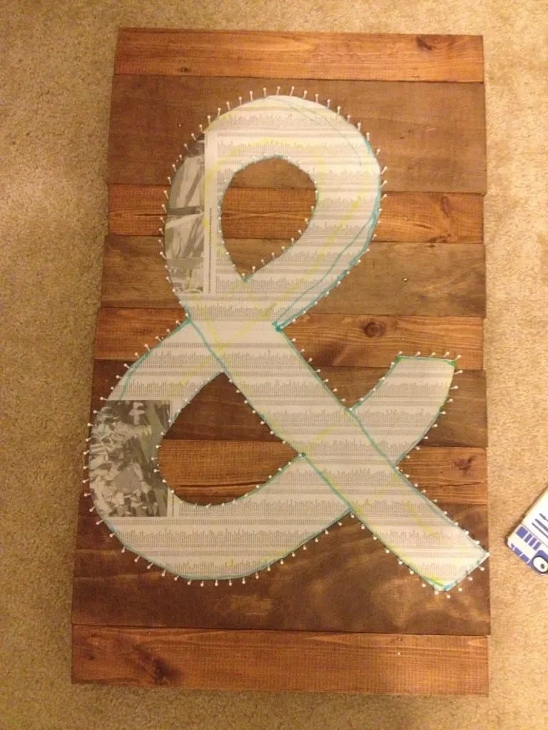 Making Rustic String Art - Charleston Crafted