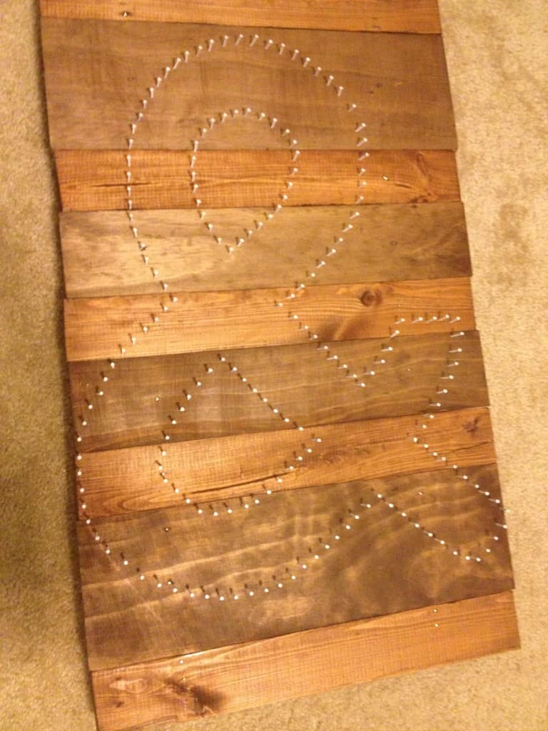 Making Rustic String Art - Charleston Crafted