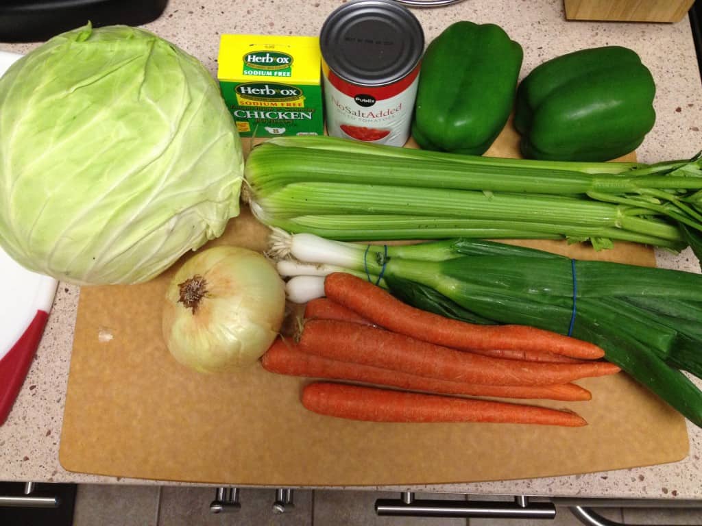 Cabbage Soup Ingredients