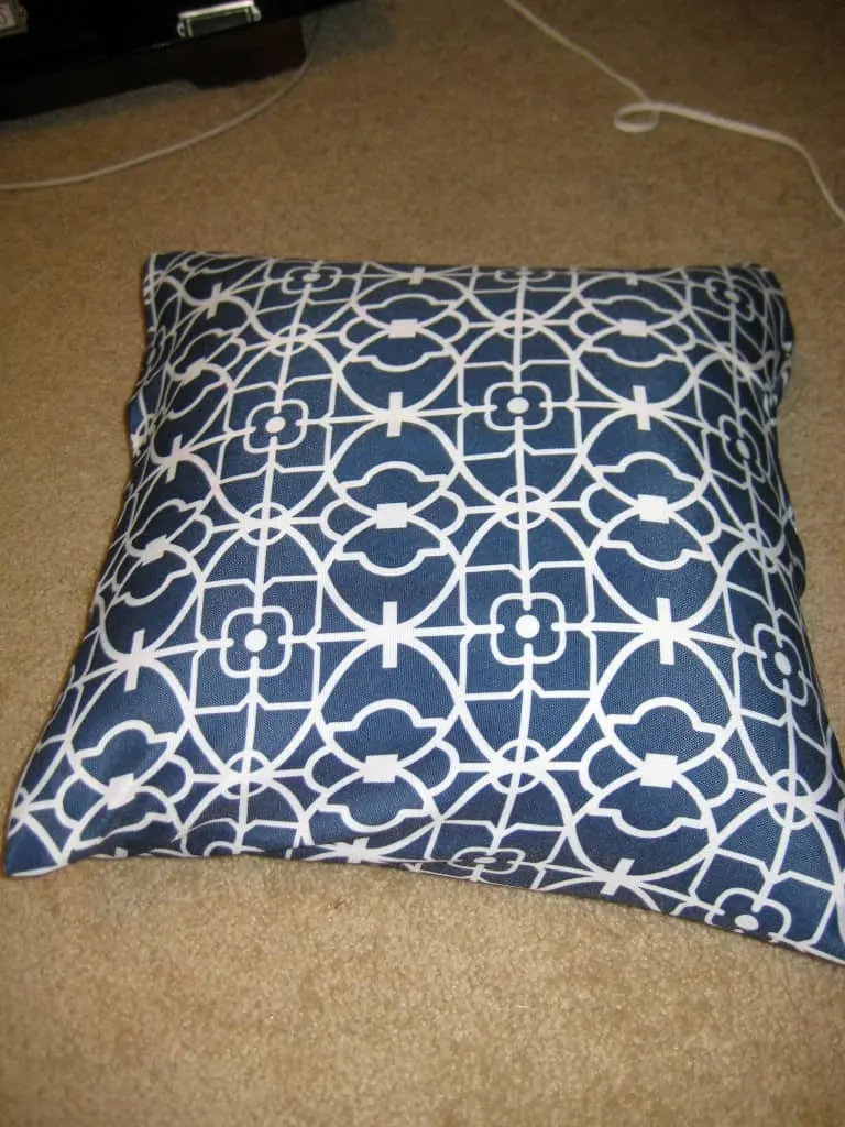 DIY Envelope Style No Sew Pillow Cover - Charleston Crafted