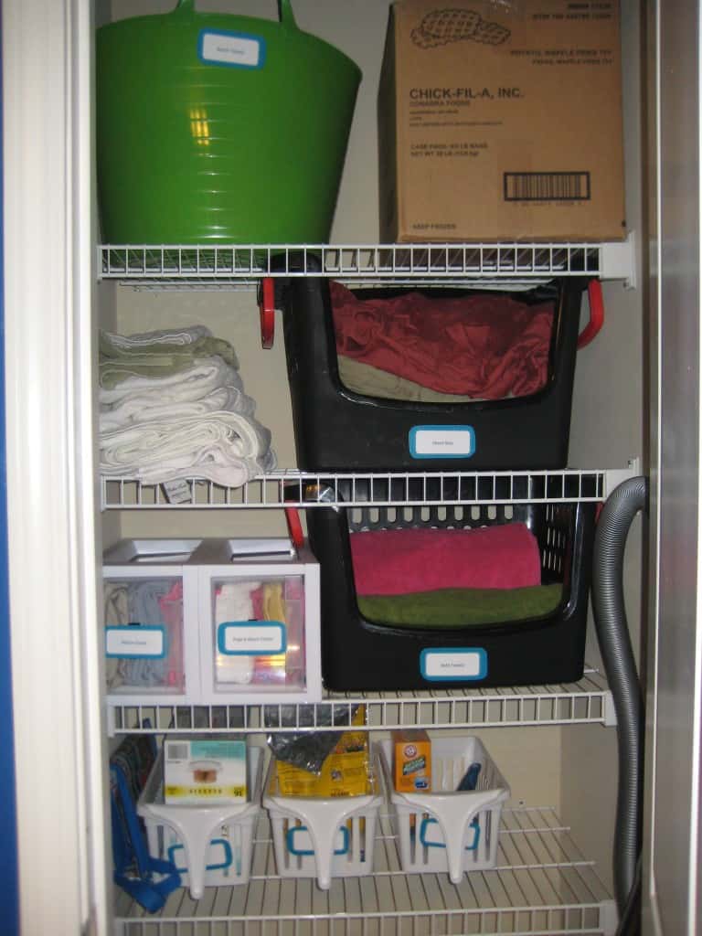 Linen Closet After - Charleston Crafted