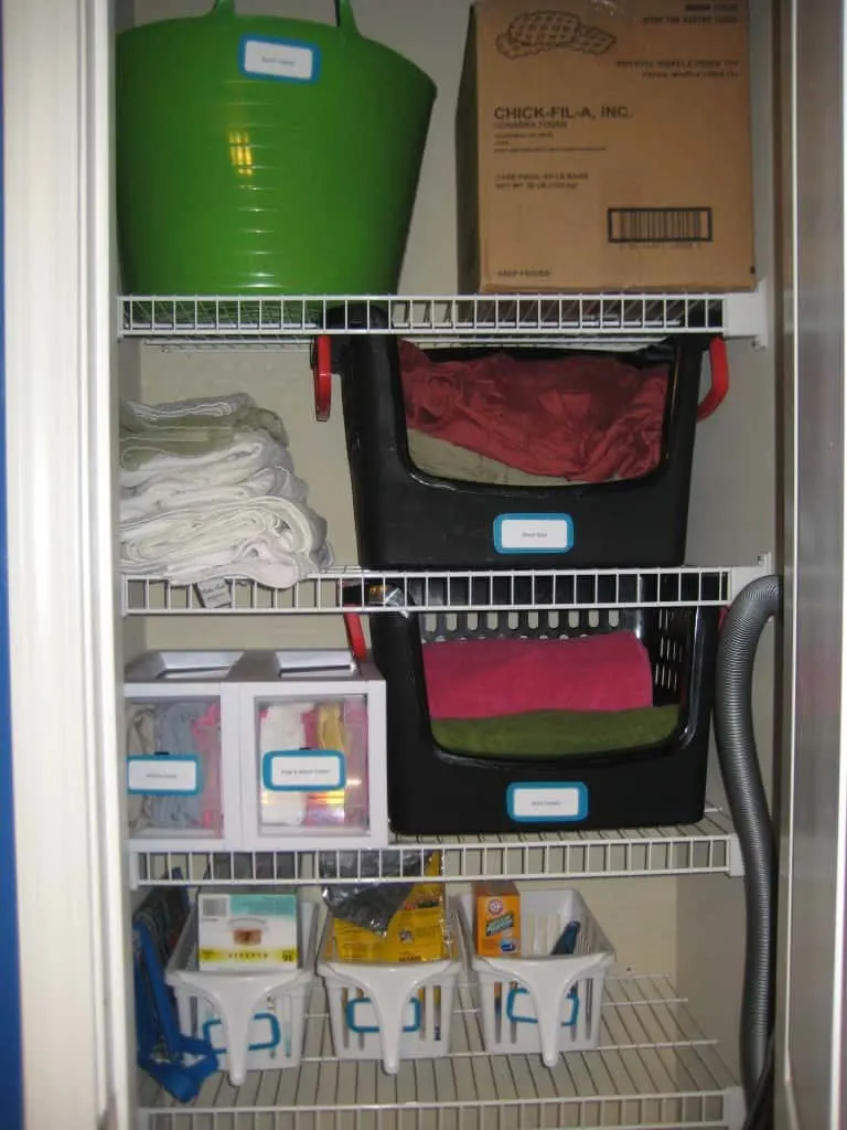 Linen Closet After - Charleston Crafted