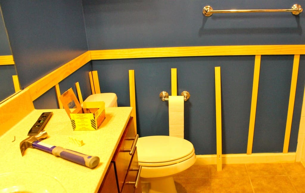 DIY Board and Batten Bathroom - Charleston Crafted