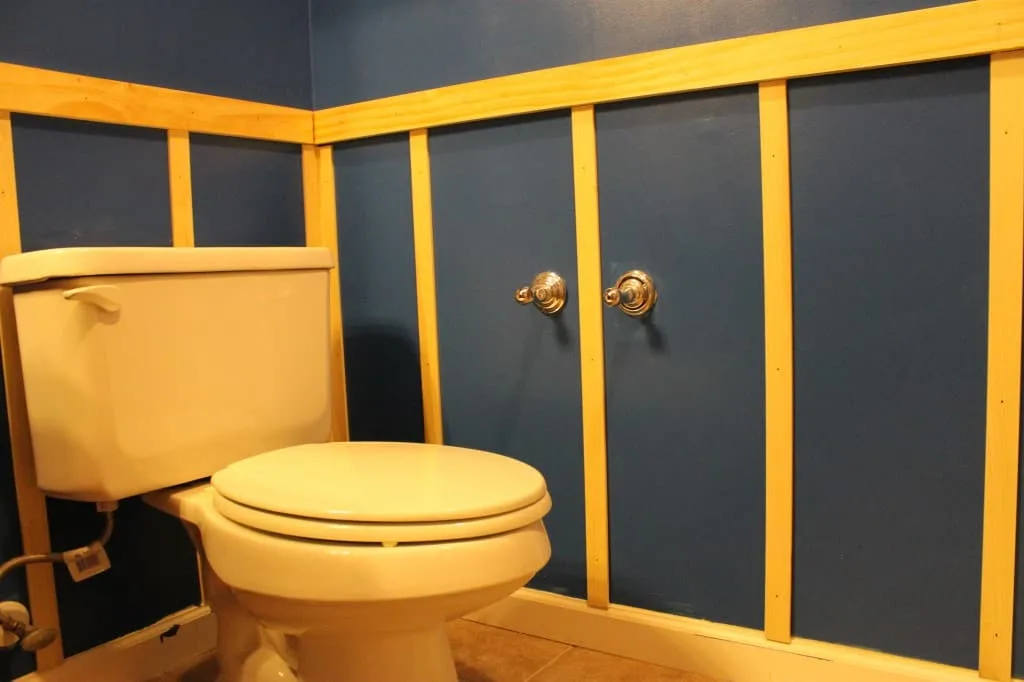 DIY Board and Batten Bathroom - Charleston Crafted