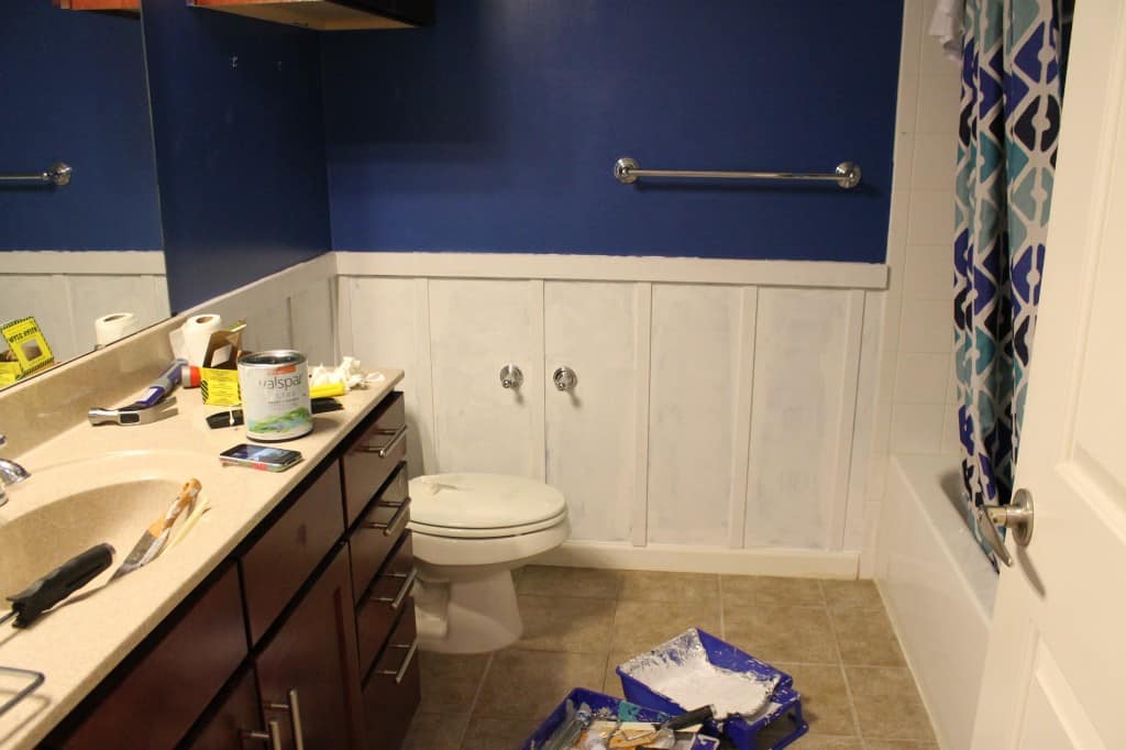 DIY Board and Batten Bathroom - Charleston Crafted