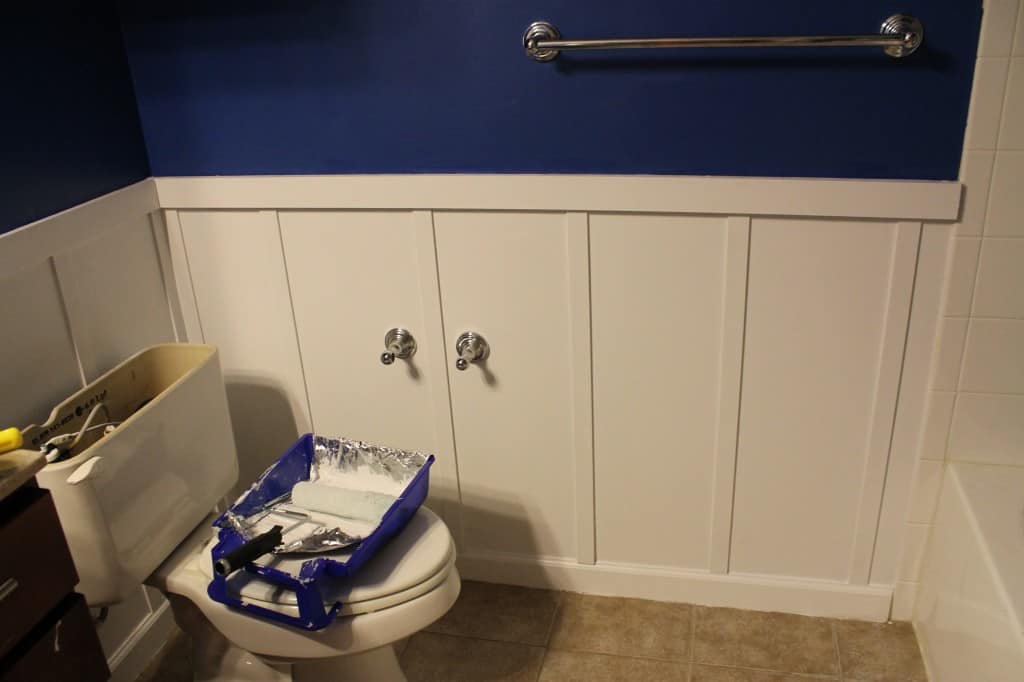 DIY Board and Batten Bathroom - Charleston Crafted