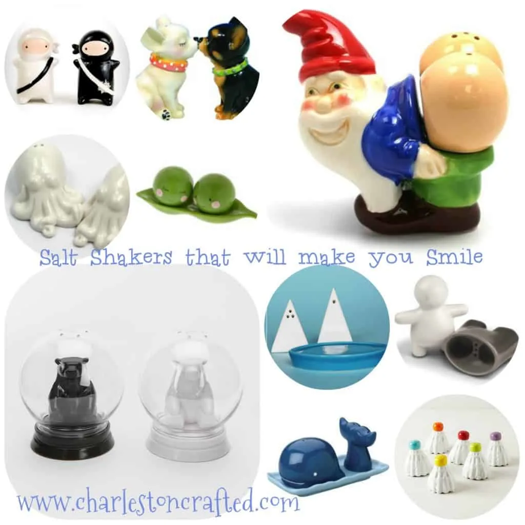 Salt and Pepper Shakers that will make you Smile - Charleston Crafted