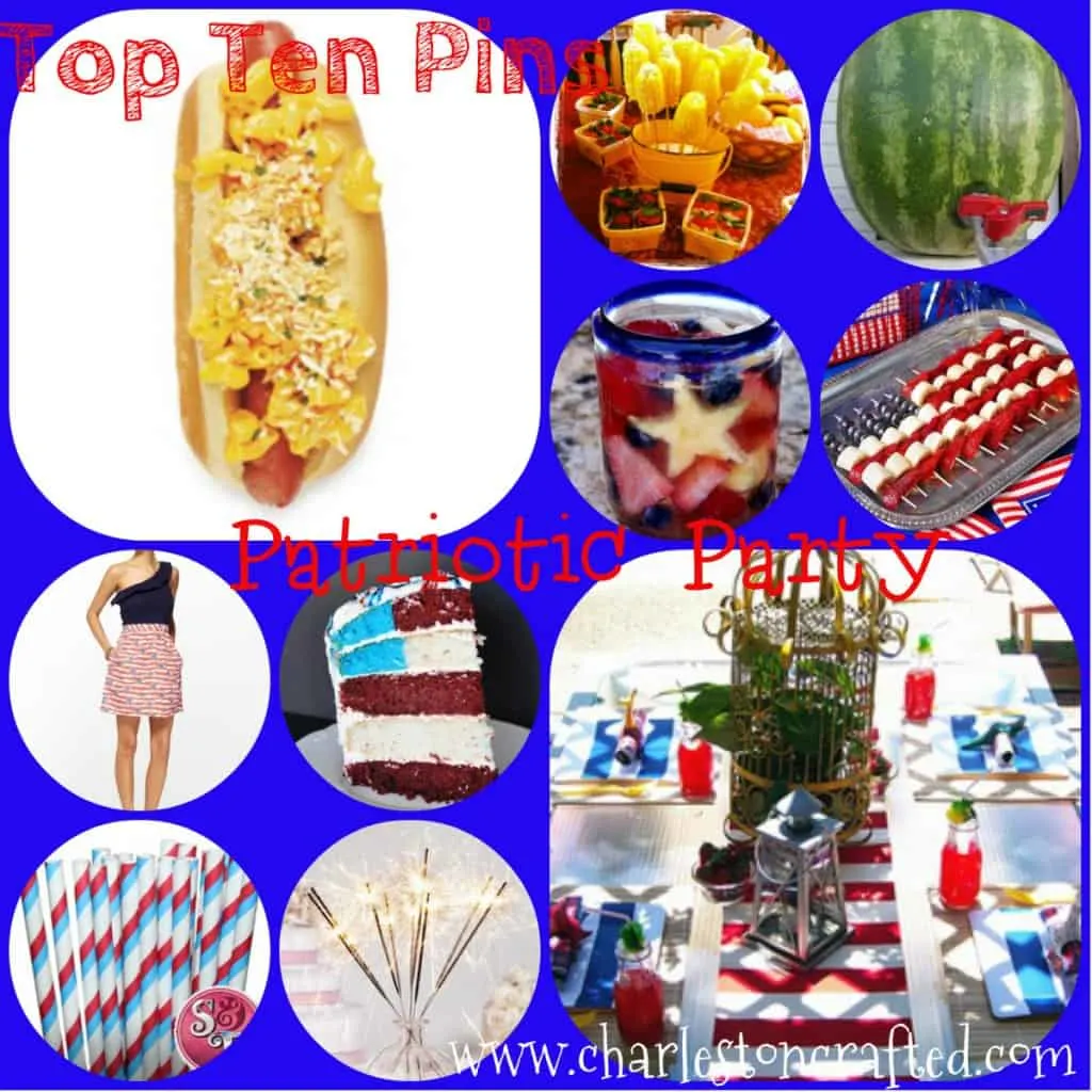 Top Ten Pins Patriotic PArty