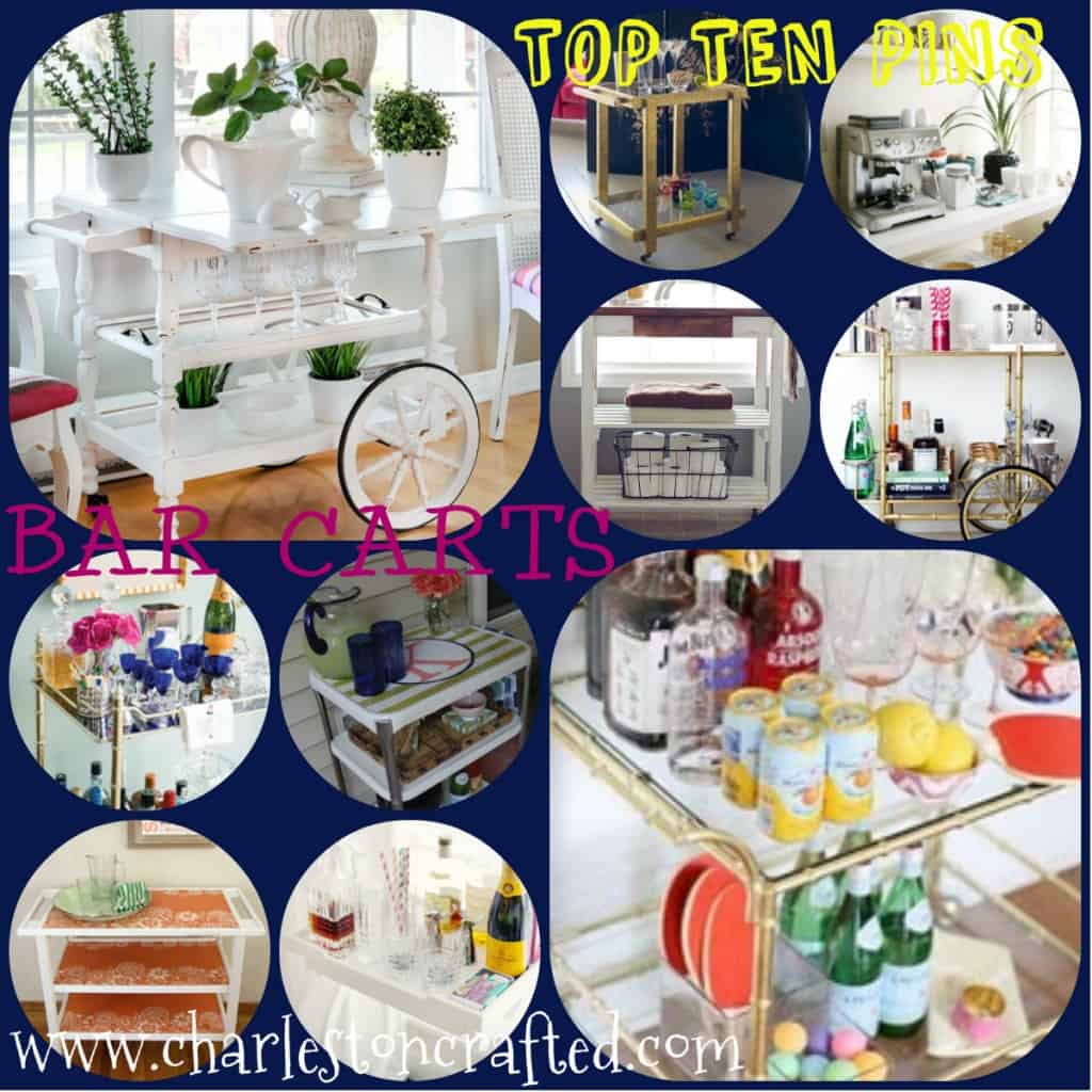 Bar Cart Inspiration - Charleston Crafted