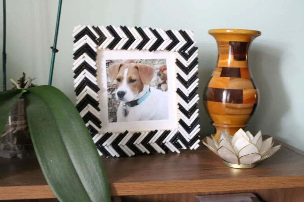 DIY Frame from Magazine Strips! Charleston Crafted