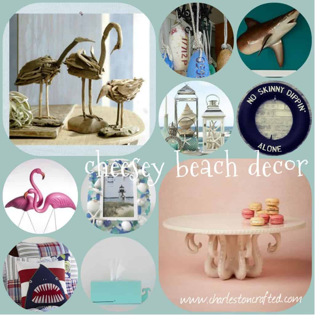 Cheesey Beach Decor that makes me smile - Charleston Crafted