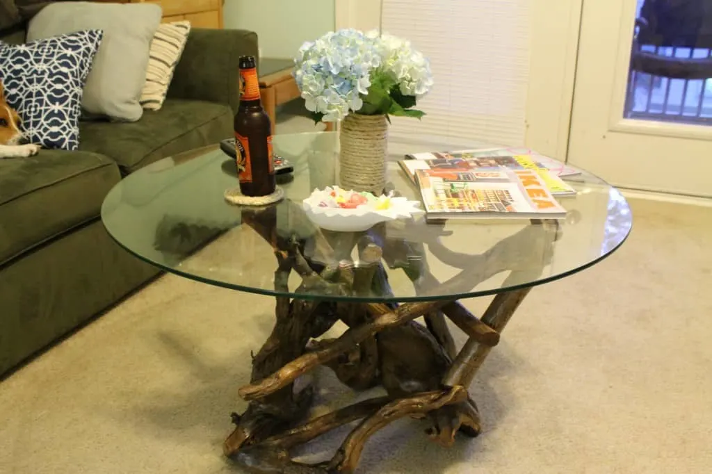 How To Make A Diy Driftwood Coffee Table, How To Make A Driftwood Coffee Table Base
