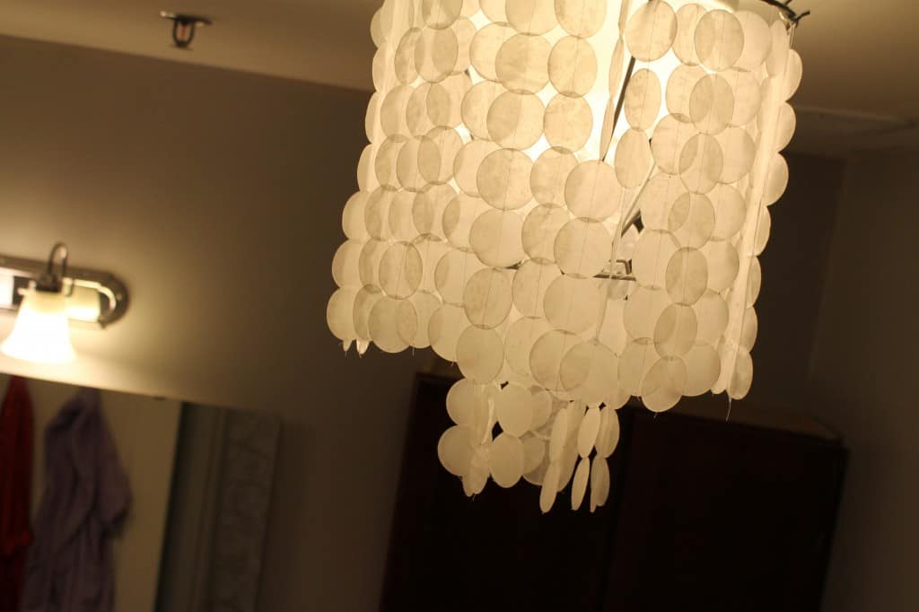Fau Capiz chandelier - Charleston Crafted