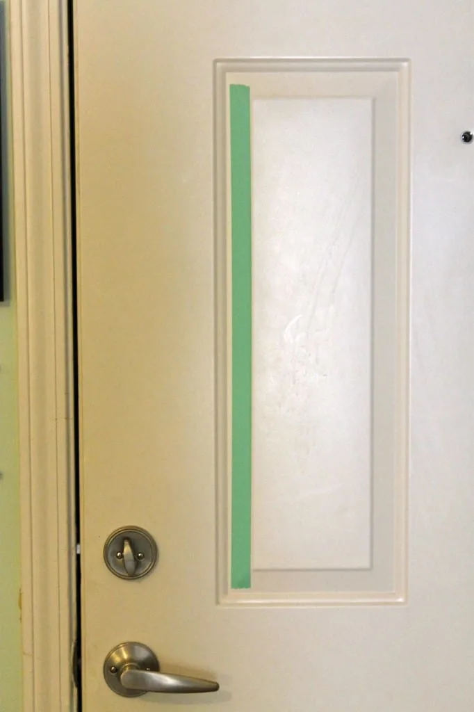 Update Your Front Door... With Masking Tape! 