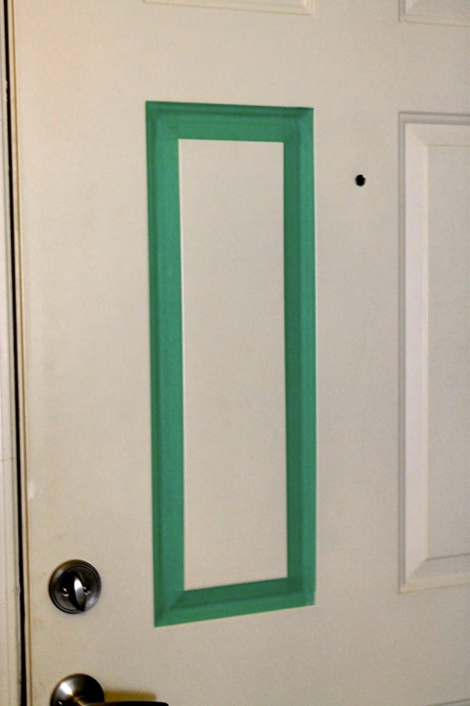 Update Your Front Door... With Masking Tape! 