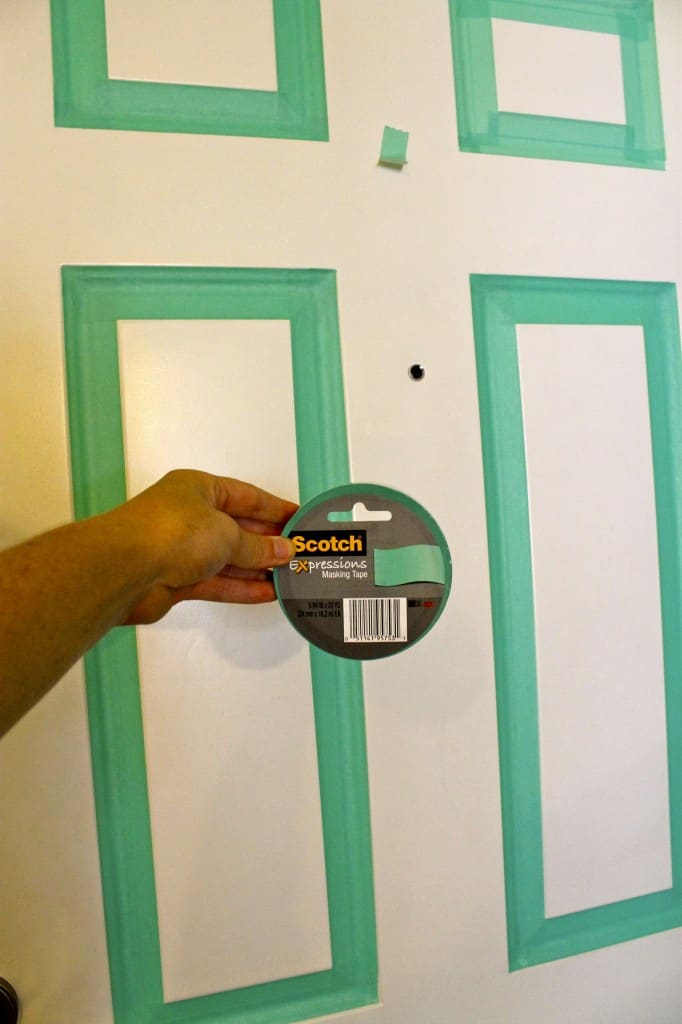 Update Your Front Door... With Masking Tape! 