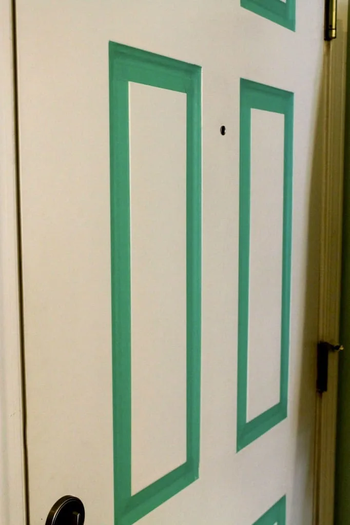 Update Your Front Door... With Masking Tape! 