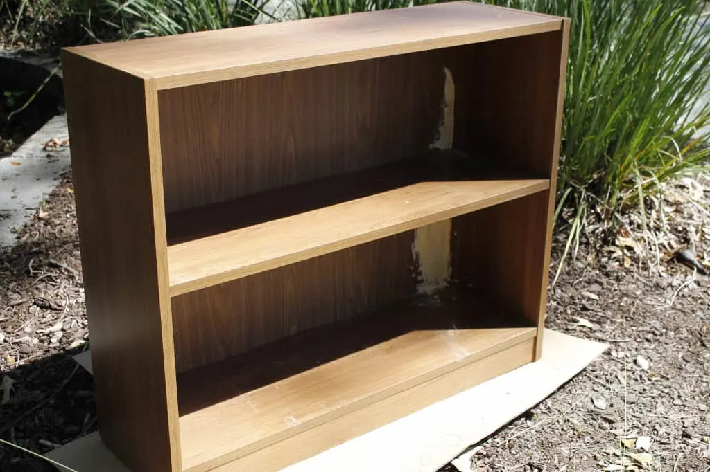 Sprucing up a bookshelf - Charleston Crafted