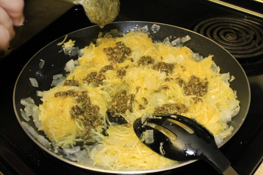 Pesto Spaghetti Squash - Charleston Crafted