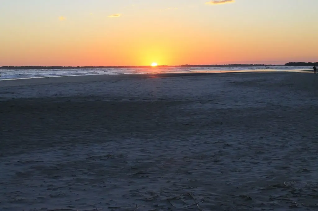 Walk on the beach at sunset - Charleston Crafted