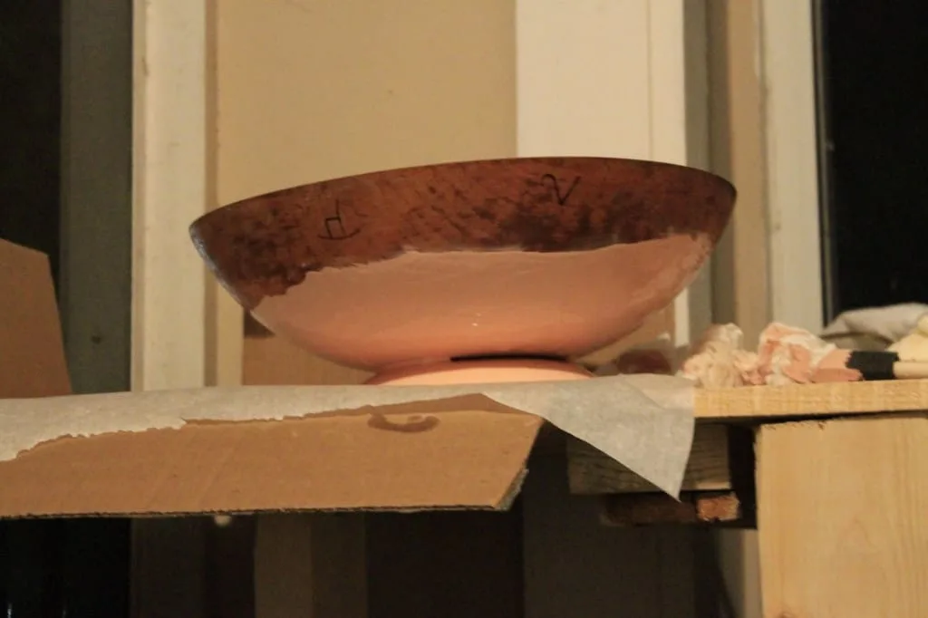 DIY Paint Dipped Wooden Bowl Cactus Garden - Charleston Crafted