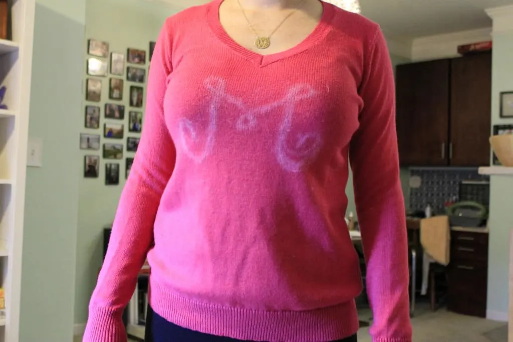DIY Monogrammed Sweater Inspired by Lilly Pulitzer - Charleston Crafted