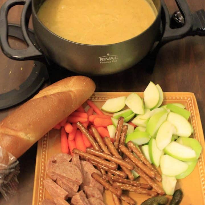 Easy cheese fondue