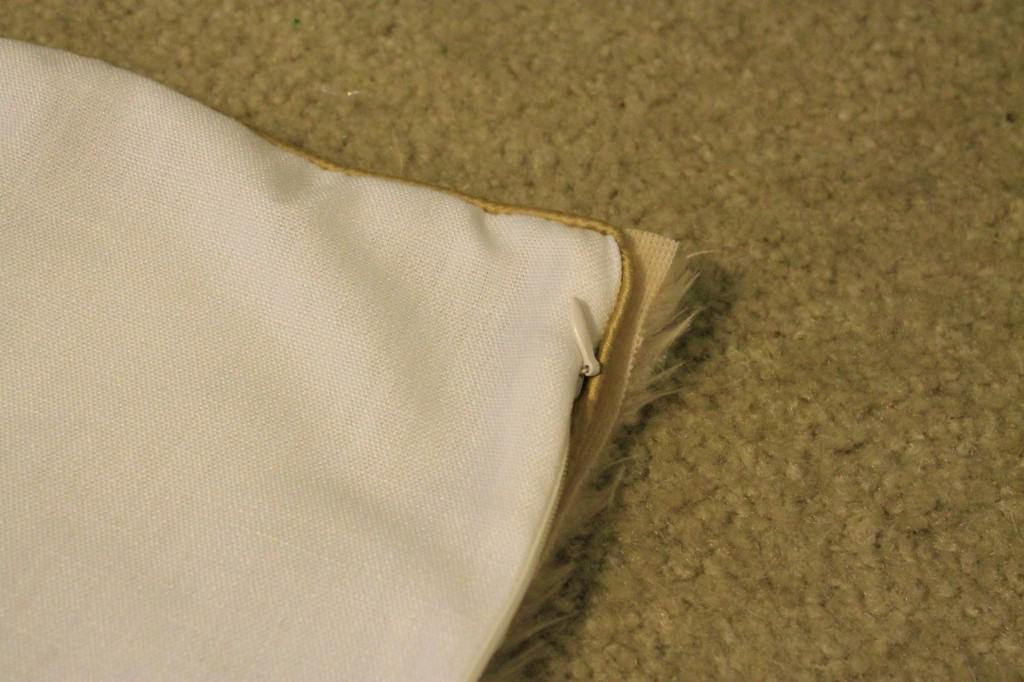 No Sew Faux Fur Pillow Cover - Charleston Crafted