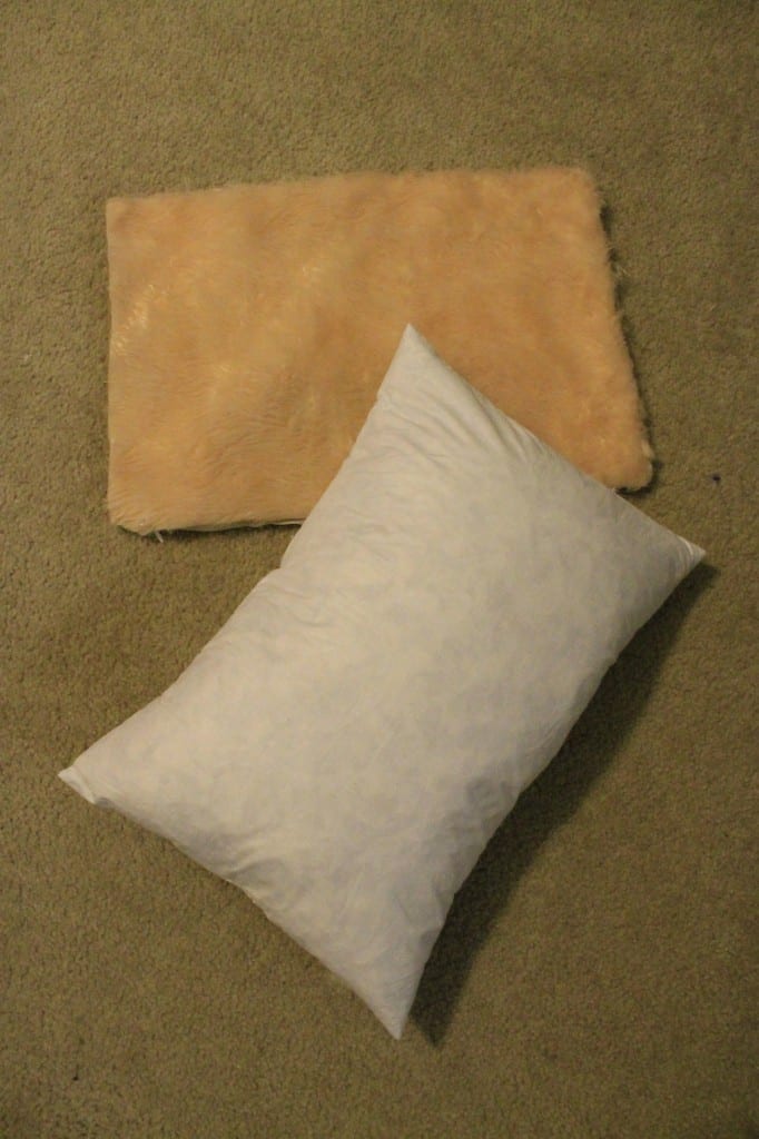 No Sew Faux Fur Pillow Cover - Charleston Crafted