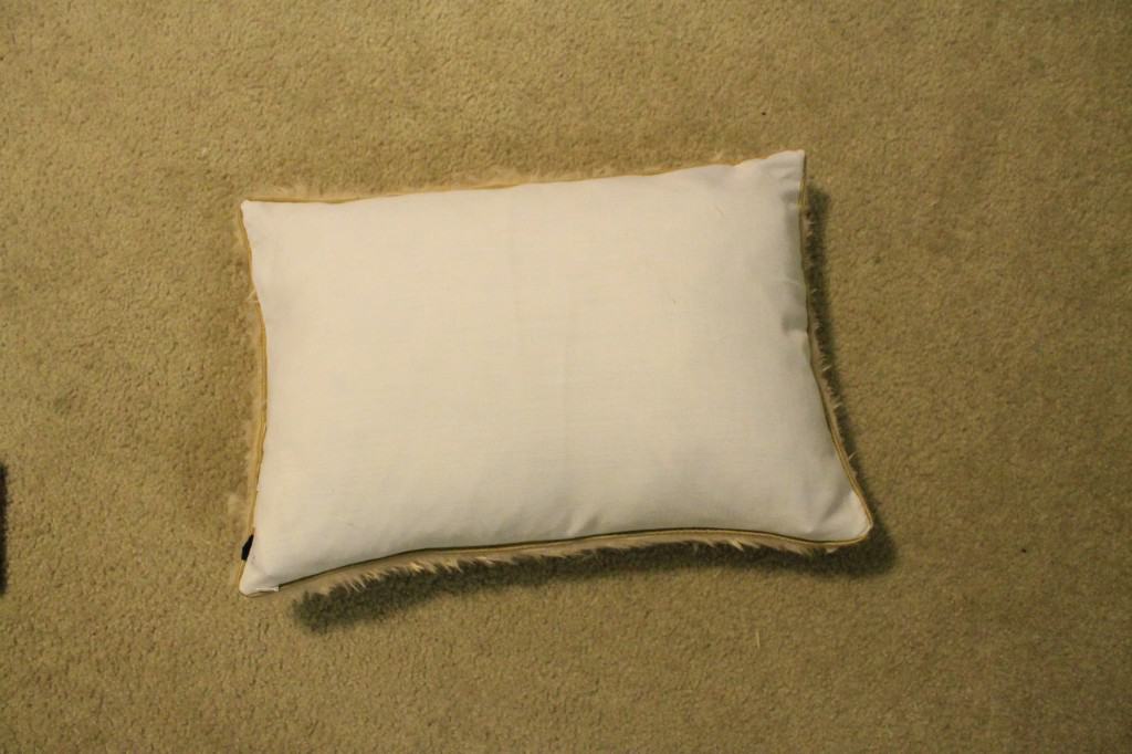 No Sew Faux Fur Pillow Cover - Charleston Crafted