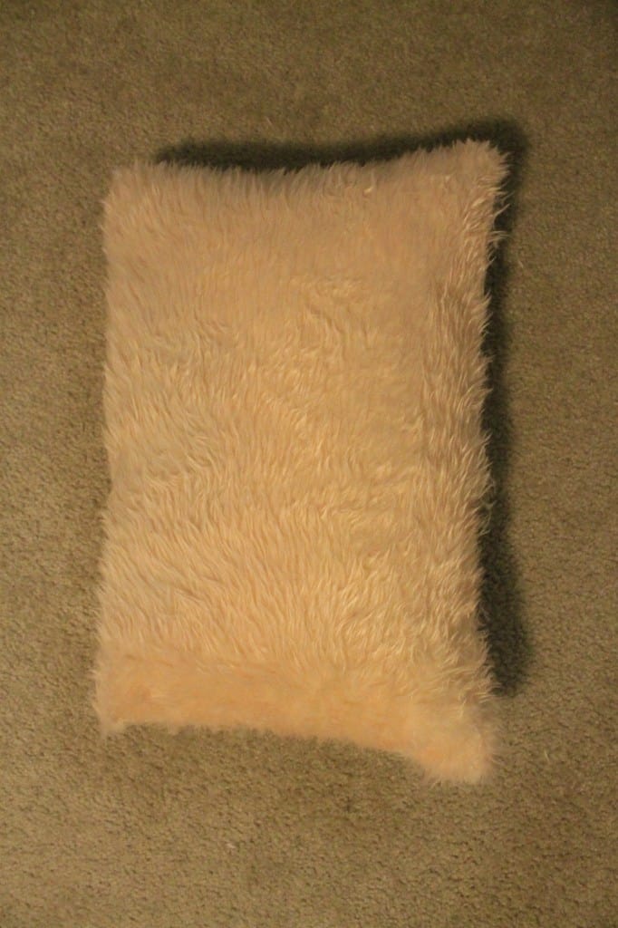 No Sew Faux Fur Pillow Cover - Charleston Crafted