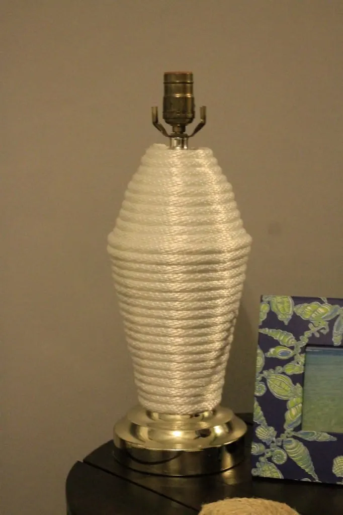 DIY Rope Lamp Upgrade - Charleston Crafted