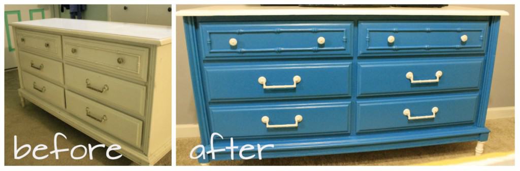 before after dresser makeover