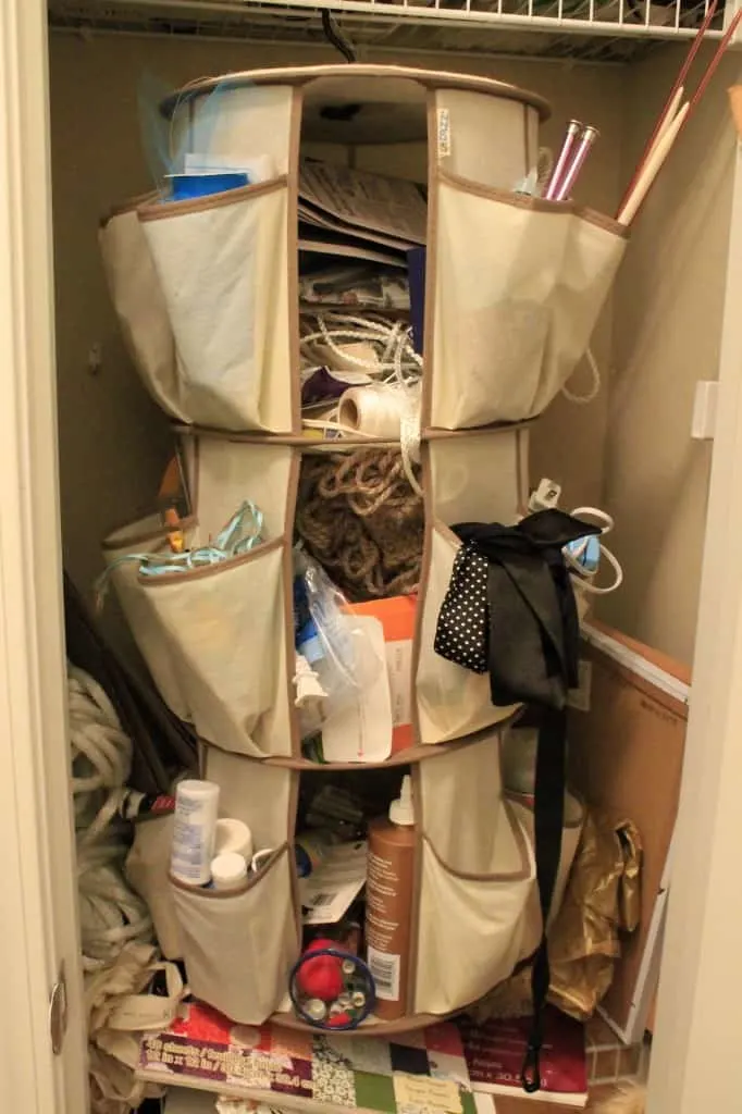 An Organized Craft Closet - Charleston Crafted