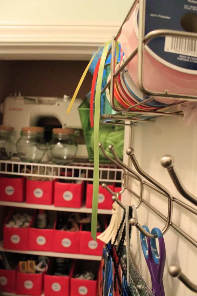 An Organized Craft Closet - Charleston Crafted