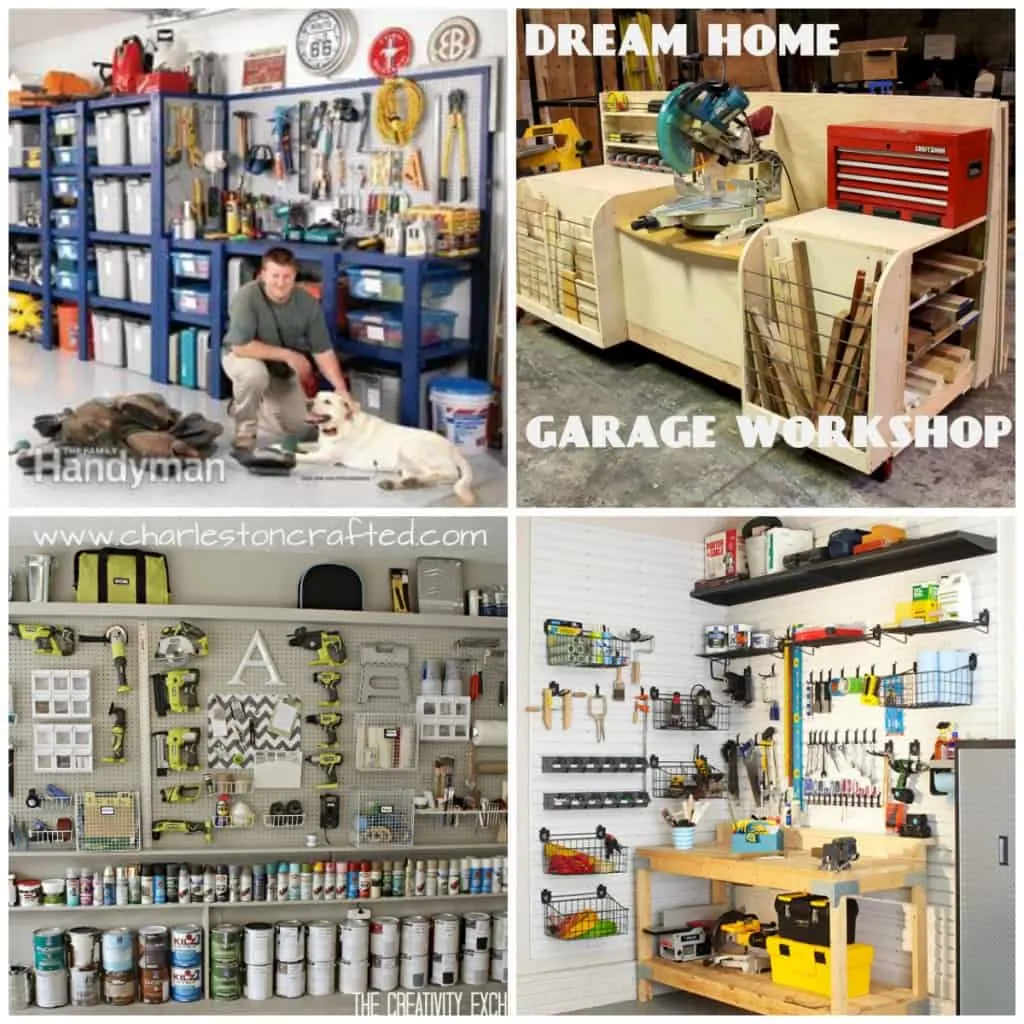 Dream home garage workshop