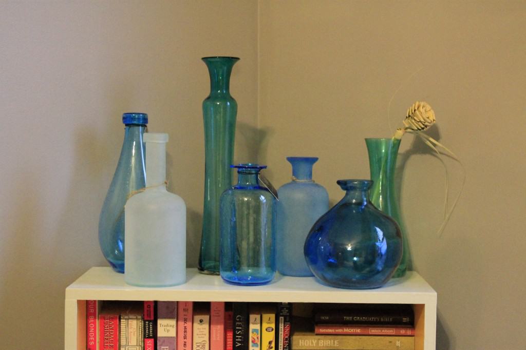 Sea Glass Vase Display - Charleston Crafted