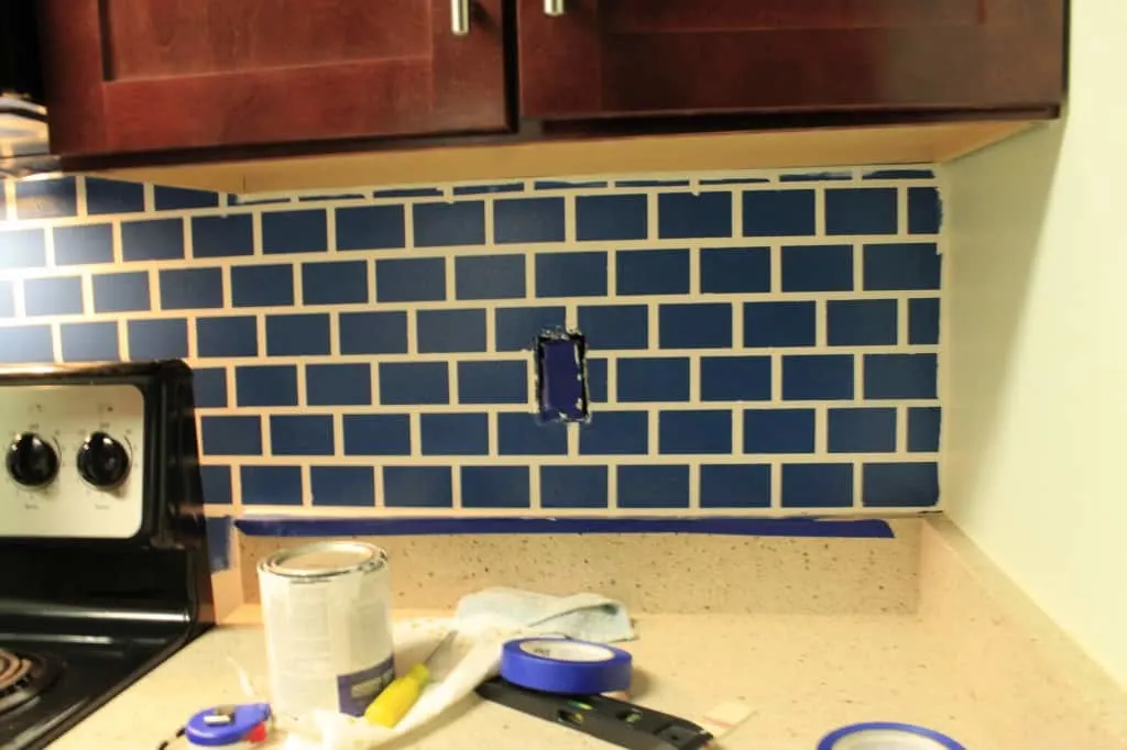 A Painted Backsplash - Charleston Crafted