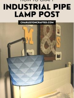 How to craft industrial pipe lamp post