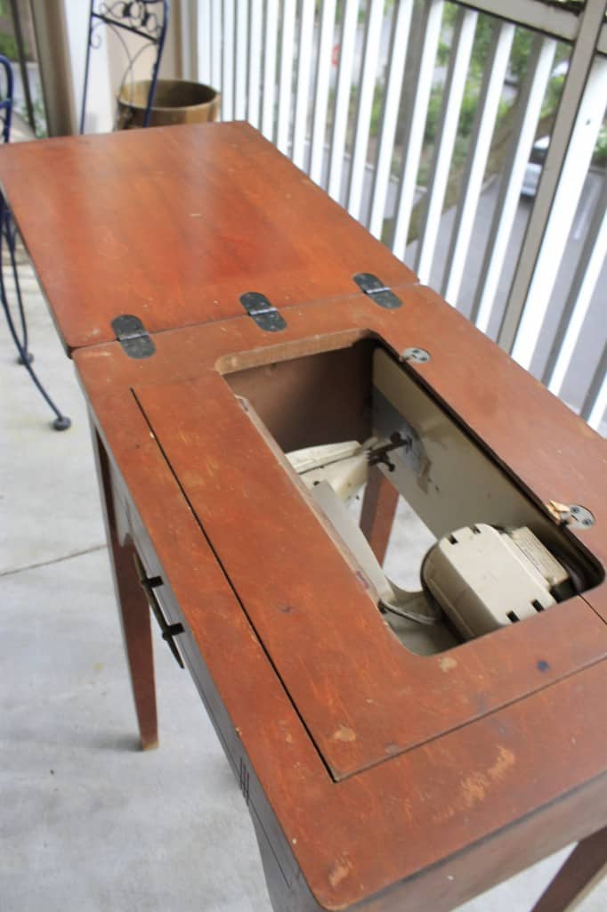 Sewing Table turned into Bar Table - Charleston Crafted