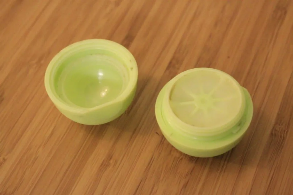 Turn an EOS Egg Lip Balm into a Storage Container - Charleston Crafted